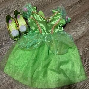 Disneys Tinkerbell Costume with shoes